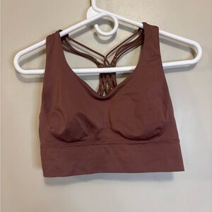 Pro Fit Women's Chocolate Strappy Sports Bra